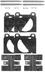 Set accesorii, placute frana QUINTON HAZELL (cod 1341670)