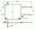 Condensator, climatizare NRF (cod 2246375)